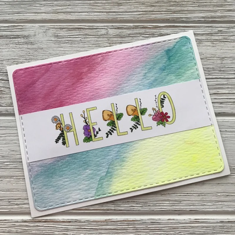 Florals Alphabets Branches Frame Pattern Transparent Clear Silicone Stamp/Seal for DIY scrapbooking/photo album Decor Stencil | Дом и сад