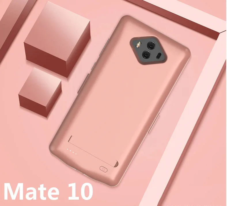 Mate 10 Rose 6800 мА/ч чехол для зарядного устройства для huawei mate 10 тонкий внешний аккумулятор держатель для зарядки чехол Резервный чехол s для huawei mate 9 - Цвет: Mate 10 Rose