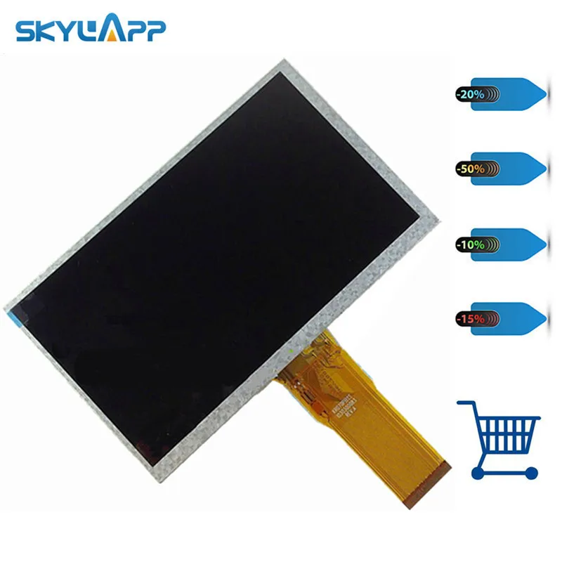 

7''Inch LCD Screen For KR070PB1S Digital car portable DVD tablets PC LCD Display Screen Repair Replacement (Without Touch)