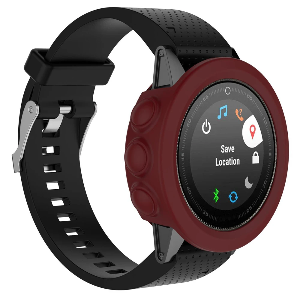 Fenix 5S ремешок для наручных часов чехол силиконовый Защитный Чехол Крышка