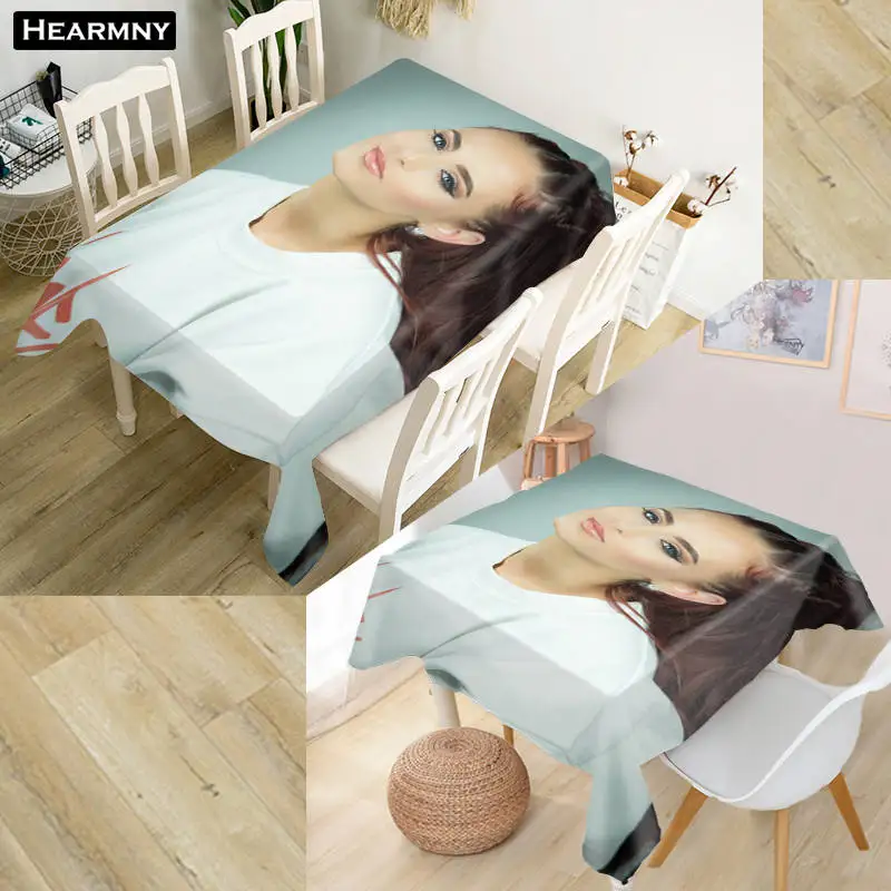 Заказная скатерть Ariana Grande-13 декораций для дома прямоугольные вечерние Чехлы для стола офисные простые больше размеров обеденный кухонный стол