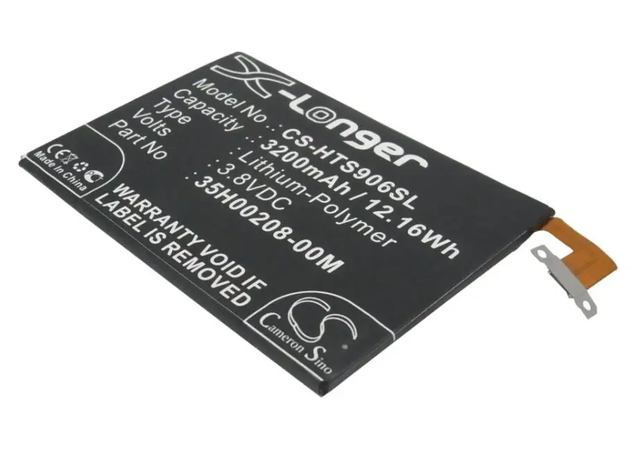 

Cameron Sino 3200mah battery for HTC 901S Butterfly S Butterfly S 9060 Butterfly S 9088 Butterfly S 919d DLX PLUS BO68100