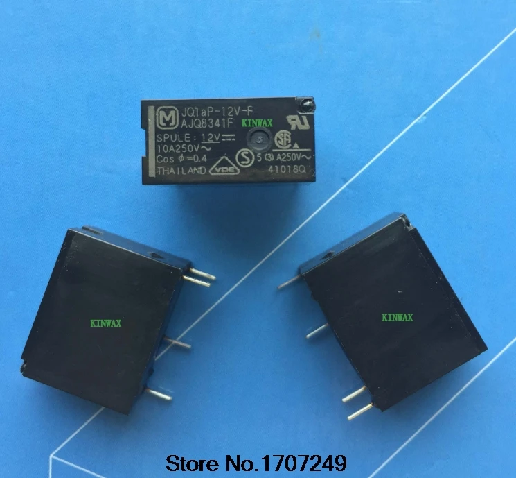 

Реле 10 шт./лот 100% 4PIN 10A AJQ8341F, JQ1aP-12V-F новое оригинальное