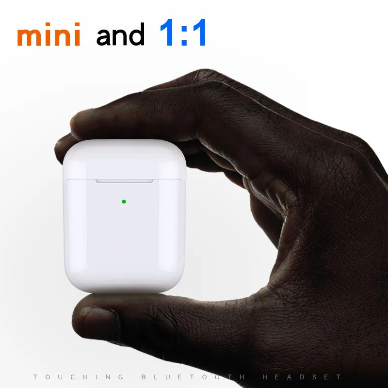 Xpods 1:1 не w1 чип Pop up Беспроводной наушники с зарядным устройством 6D колонка