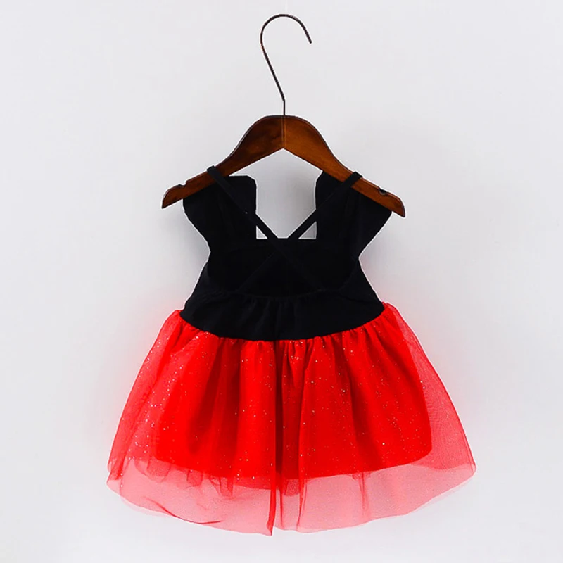 Платье для маленьких девочек платье с рисунком Мики летняя одежда Vestidos Bebe Robe