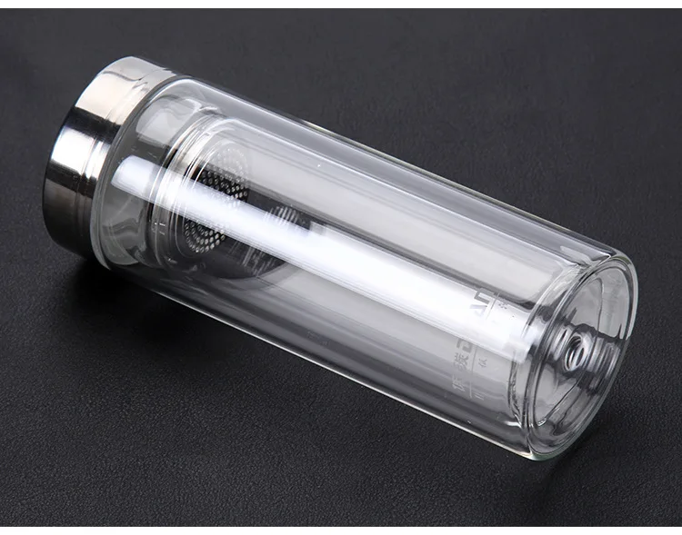 1 шт. 300 мл стеклянный чайник для воды заварки чая двухстенное стекло с фильтром из