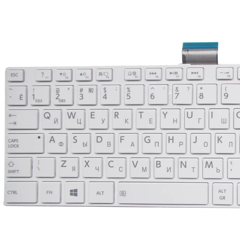 Новая русская клавиатура SSEA для Toshiba satellite C850 C855 C870 C875 L875 L850 L850D L855 L950 L955 белая |