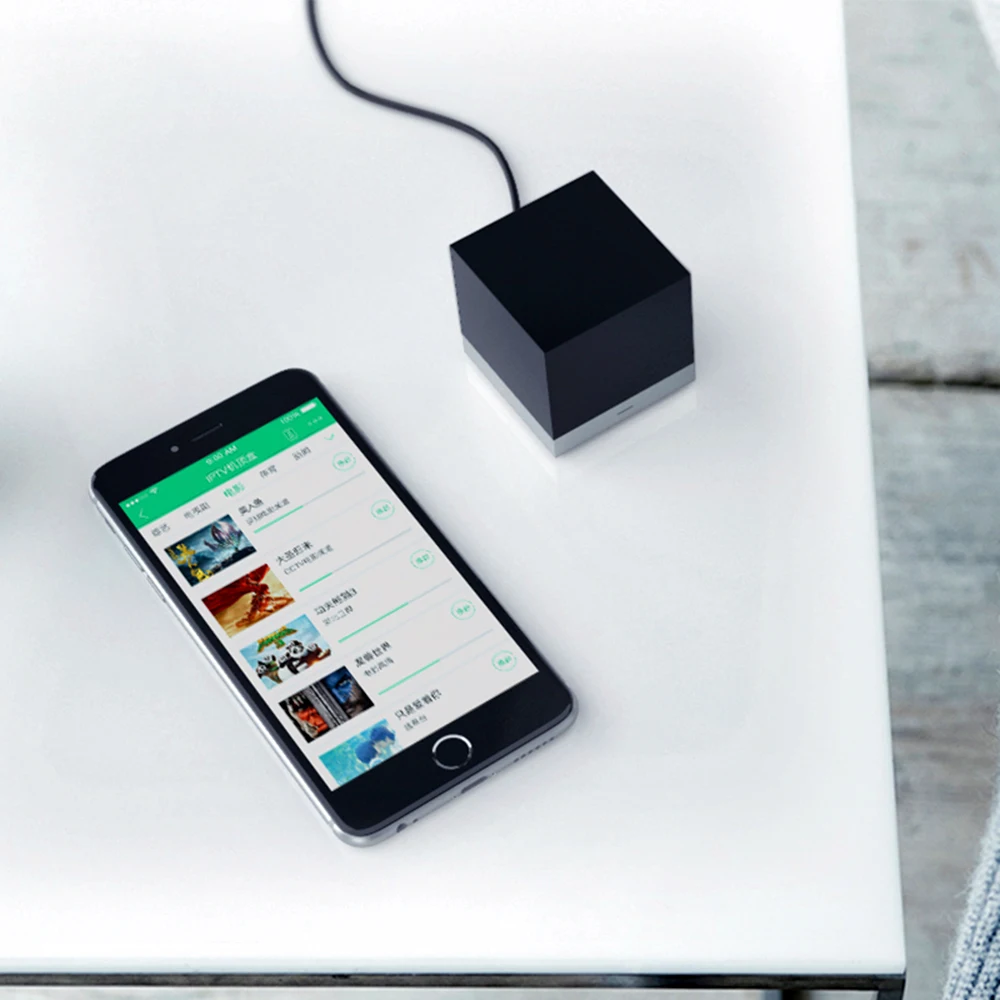Голосовое управление Alexa и Google Home Orvibo MagicCube XiaoFang WiFi ИК пульт дистанционного