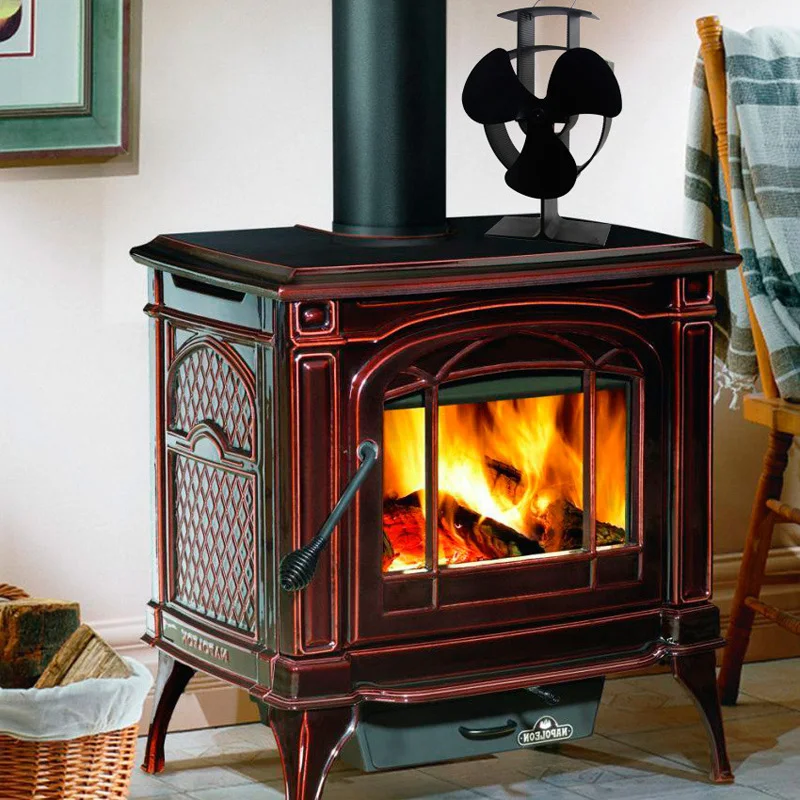 6 дюймов Multi Функция тепла питание Эко Плита вентилятор для дровяной камин и USB