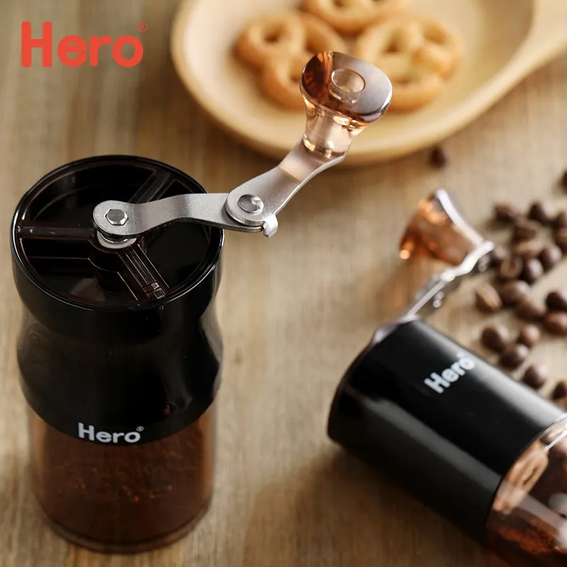 Ручная кофемолка Hero бытовая мини с керамическим сердечником|Ручные кофемолки| |