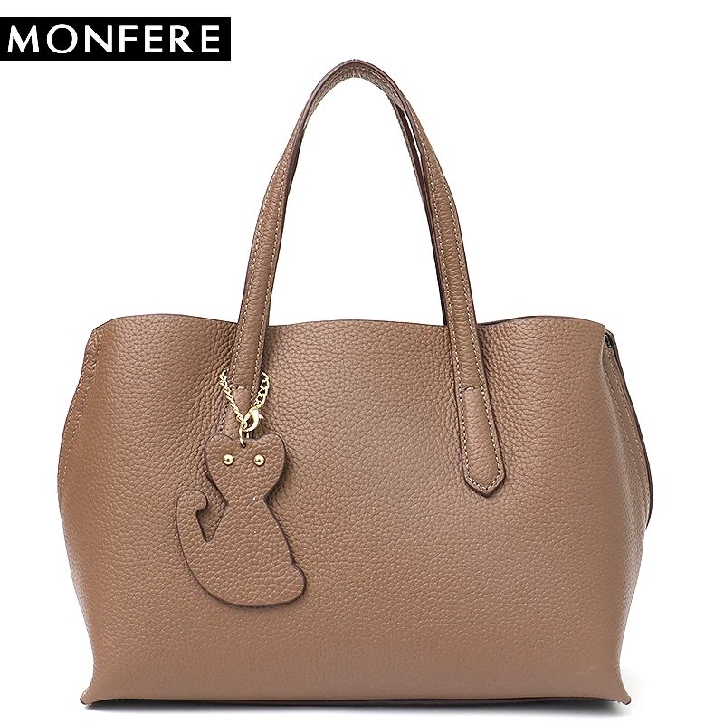 MONFERE Для женщин Сумки дамские сумки натуральная кожа сумка коровьей ведро