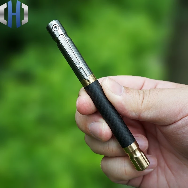 Оригинальная титановая ручка для письма офисная деловая с многофункциональной
