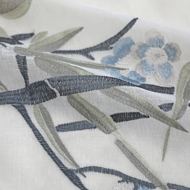 Innermor домашний декор тюлевые шторы с вышивкой для гостиной китайский стиль тюль