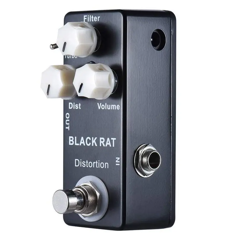 Мини педаль для гитары Mosky Black RAT Distortion|Детали и аксессуары гитар| |