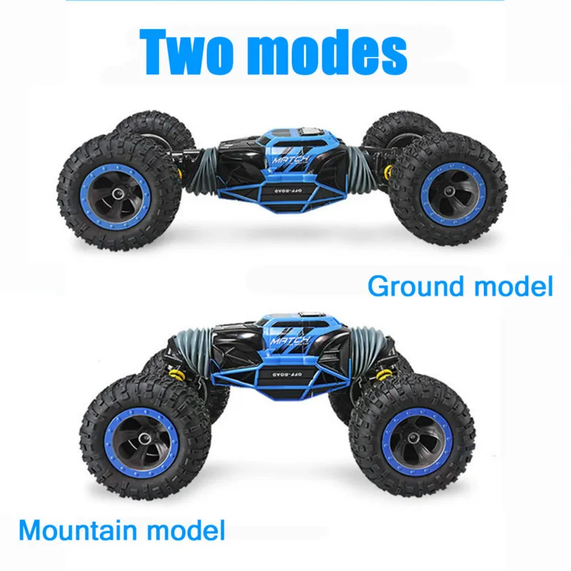 1:16 Scale Double-sided 2.4GHz RC Car One Key Transform All-terrain Off-Road Vehicle Varanid Climbing Truck Remote Control Toys | Игрушки и
