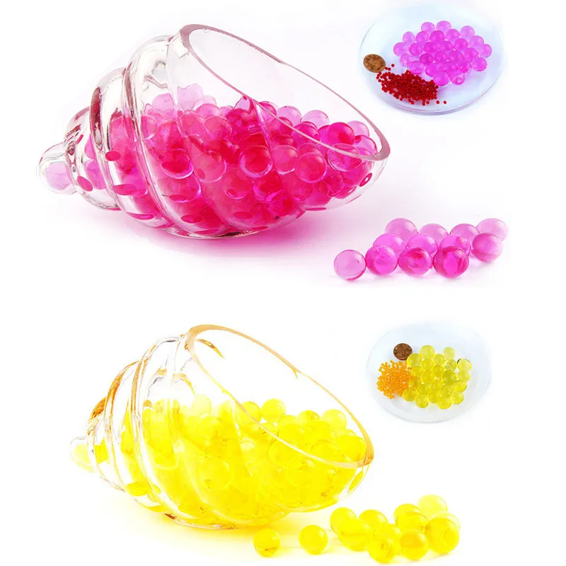 1000 pcs/10 purple blue color crystal mud water gel beads vase soil | Дом и сад