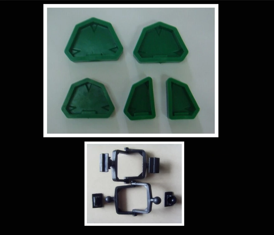 

2 Sets Dental Plaster 6 Stars Model Base Moulds with 100Pcs Articulator ,Dental Lab material