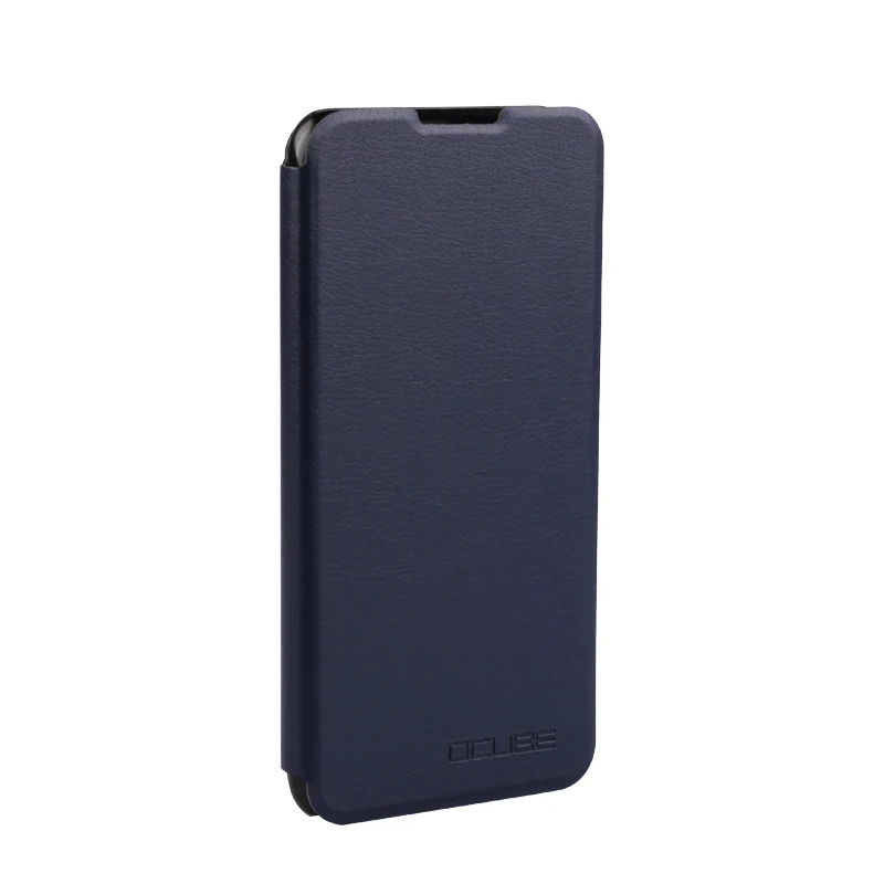 Blue Ymnlcx Роскошный кожаный флип-чехол Защитная пленка для HOMTOM C2 принципиально для телефона Housse Coque - Цвет: Blue