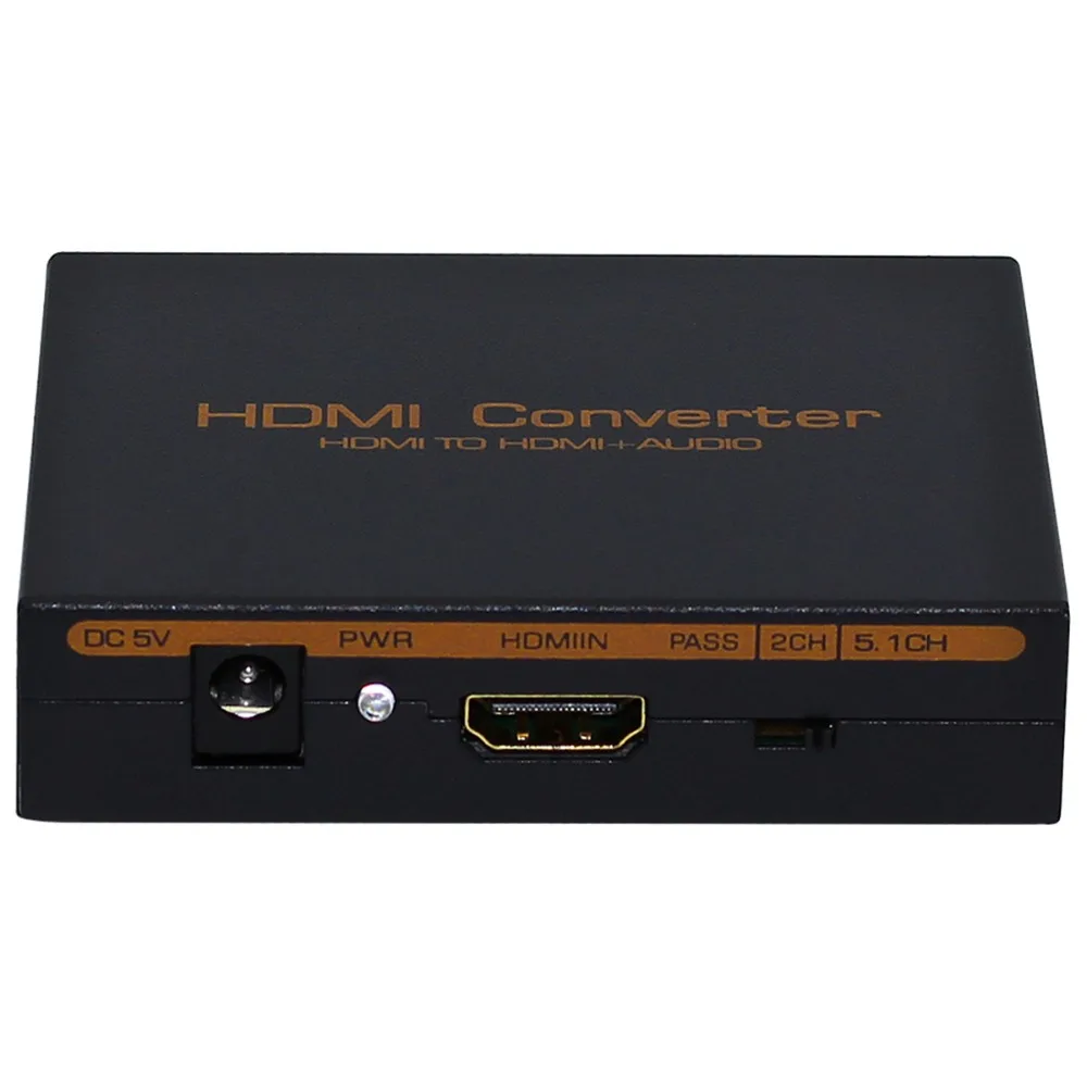 HDMI аудио экстрактор сплиттер для SPDIF RCA стерео L/R аналоговый выход конвертер