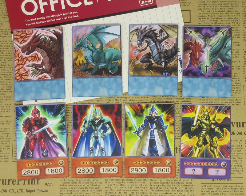 

8 шт./набор, легендарные аниме-карты дракона Yugioh