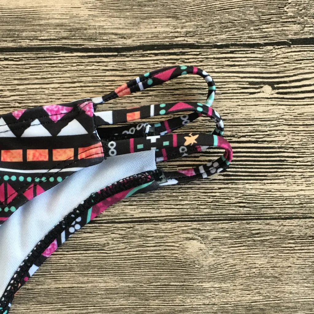 

Women Floral Print Bikini Set Swimming Two Piece Swimsuits Swimwear Beach Suit