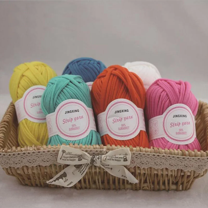 30 м * 5 шт. креативная толстая футболка пряжа для вязания сумочка сделай сам 100%