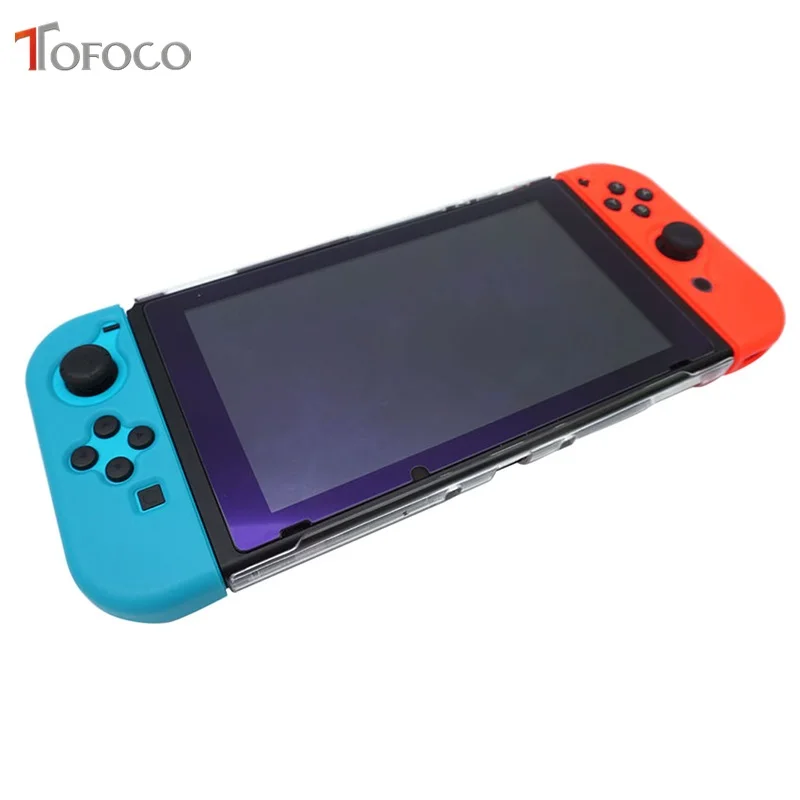 Защитный чехол TOFOCO из ТПУ для Nintendo Switch NS пыленепроницаемый прозрачный