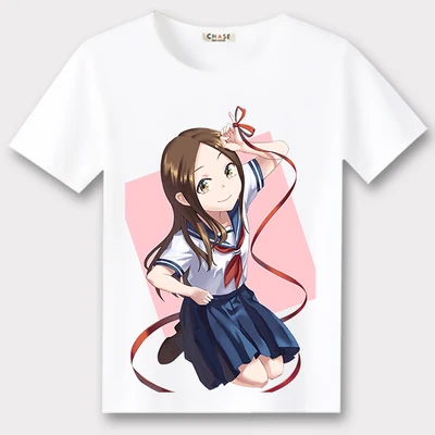 Новые футболки Karakai Jouzu no Takagi-san the Master of Teasing, футболка для косплея, топы с короткими рукавами, футболки для женщин и мужчин - Цвет: 19
