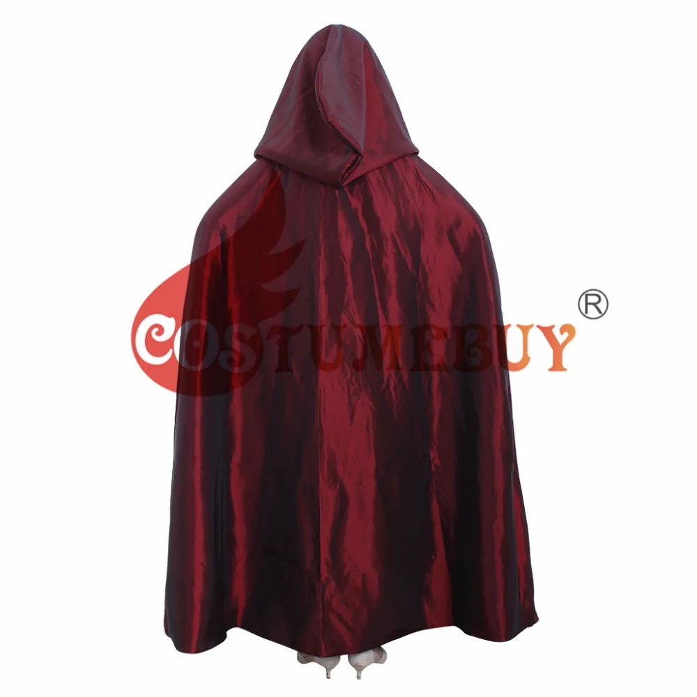 CostumeBuy длинный мантия Шелковый плащ пальто куртка Wicca халат средневековый Плащ Хэллоуин опера Косплей вечерние ведьмы костюм волшебника LARP