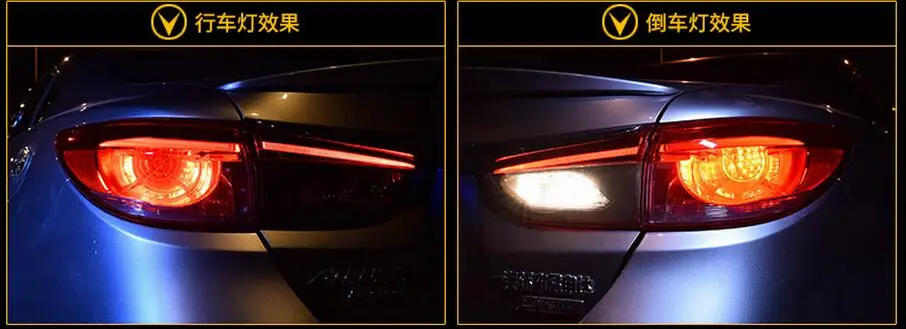 1 Набор, автомобильный Стайлинг для mazda 6 Mazda6 Atenza фар HID xenon~ 2016y автомобильные аксессуары налобный фонарь для Mazda6 Atenza задний фонарь