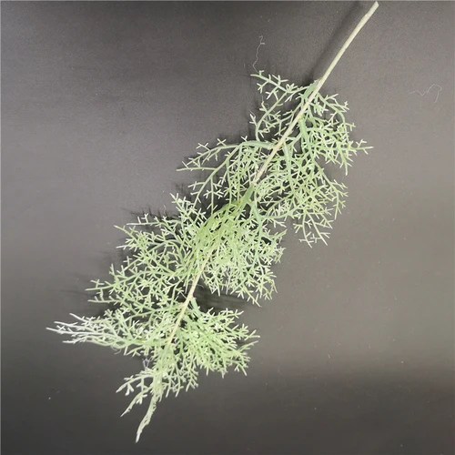 23cm white green 1 шт. декоративное растение поддельные коралловые травы с листьями декорации стены DIY ВЕНОК аксессуар Блестящий Фон для фотосессии украшения - Цвет: 23cm white green