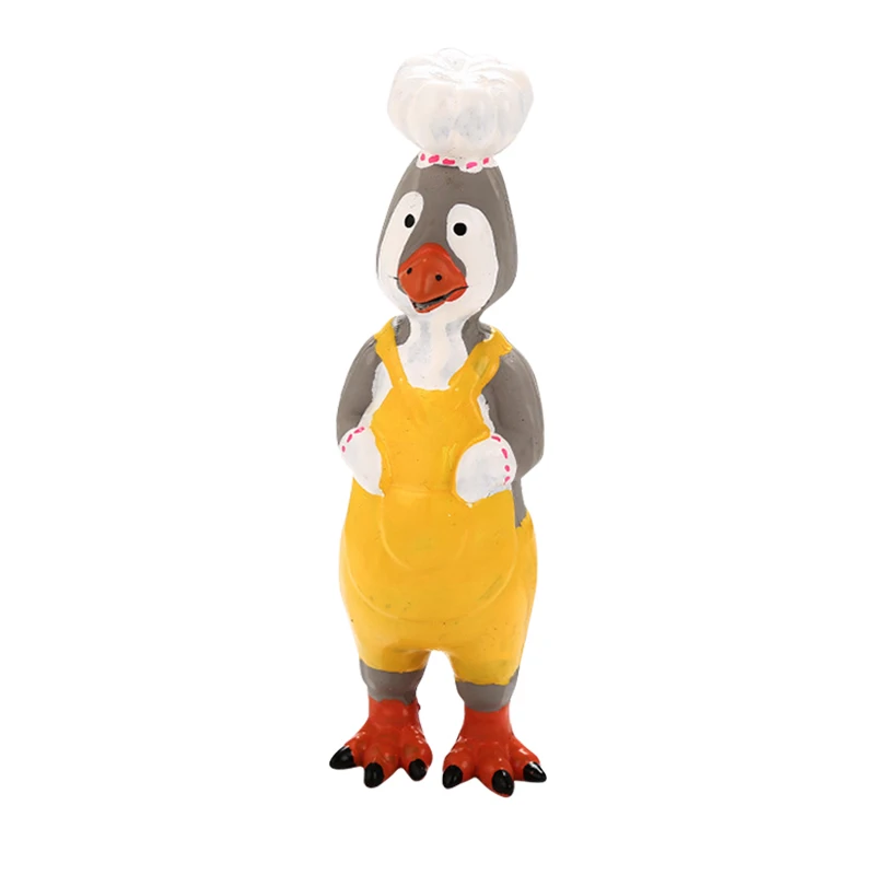 chef Игрушки для собак кричащий пират курица сжимающая звуковая игрушка для домашних питомцев для собак супер прочный Забавный писклявый резиновый Летающий курица собака жевательная игрушка - Цвет: chef