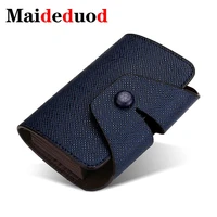 maideduod new pu leather unisex business card holder wallet bank credit card case id holders men women cardholder porte carte