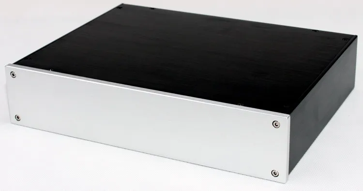 

ST0083 Full aluminum silver front amplifier enclosure chassis/AMP box