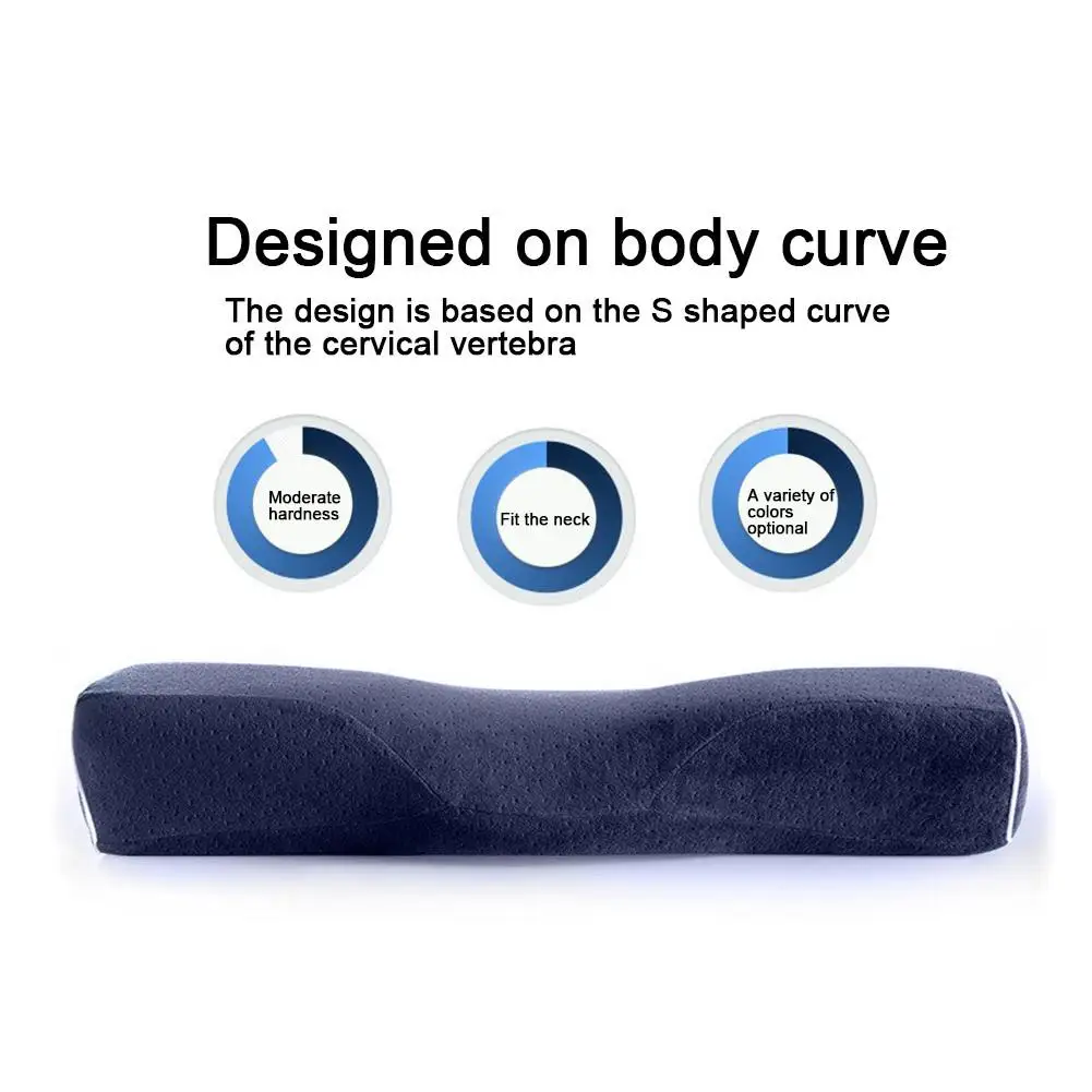 Memory Foam постельные принадлежности защитная подушка для шеи медленный отскок Подушка-бабочка здоровья затылочный шейный размер в 50*30 см