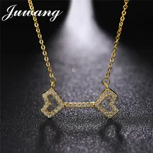 Женское Ожерелье с кулоном JUWANG Tiffan ожерелье из кубического