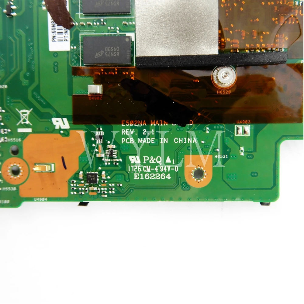 E502NA N3450CPU 4 Гб ram материнская плата REV2.1 для ASUS E502N ноутбук протестирована Рабочая