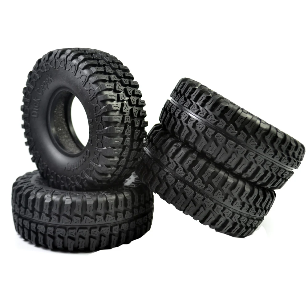 4 шт. RC 1 9 дюймов 100 мм резиновые шины для 1/10 Гусеничный D90 осевой SCX10 Tamiya по супер