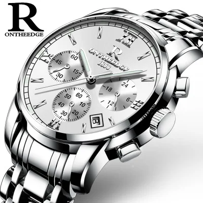 Montres 2018 новейшие высококачественные мужские деловые кварцевые часы Calender из
