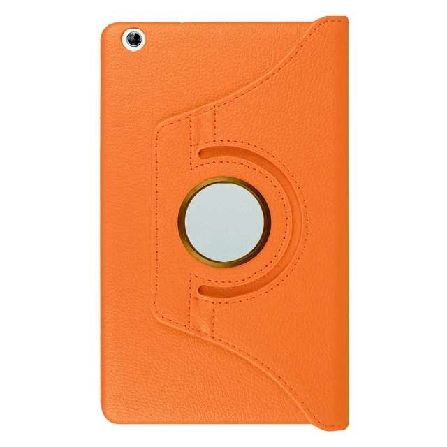 Orange Вращающийся на 360 градусов чехол для huawei MediaPad M3 Lite 8,0 CPN-W09 CPN-AL00 складной чехол-подставка PU чехол для huawei M3 Lite 8 Tablet Funda - Цвет: Orange