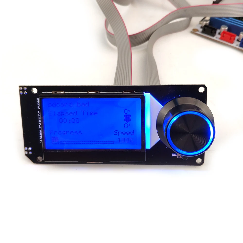 Тип MINI12864LCD экран mini 12864 V2.1 умный дисплей RGB подсветка черная поддержка Marlin DIY SKR с sd-картой 3d принтер Часть