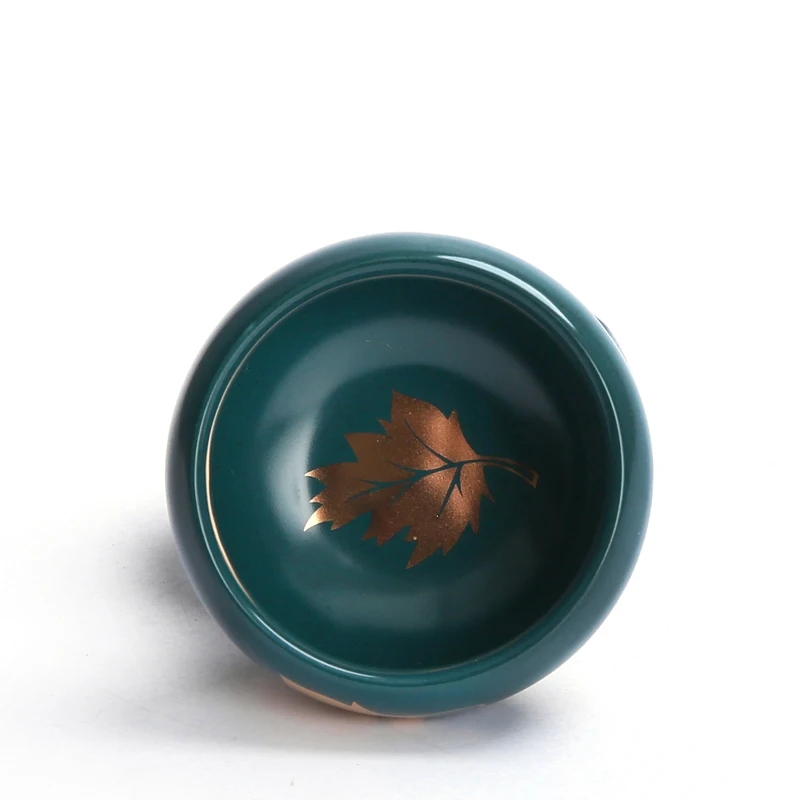 Zen японский стиль чайный набор кунг-фу с голубой глазурью кленовый лист 60 мл