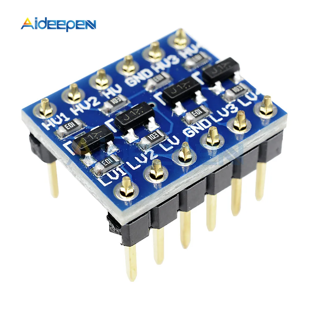 5 шт. 4-канальный преобразователь логического уровня IIC I2C двунаправленный Модуль