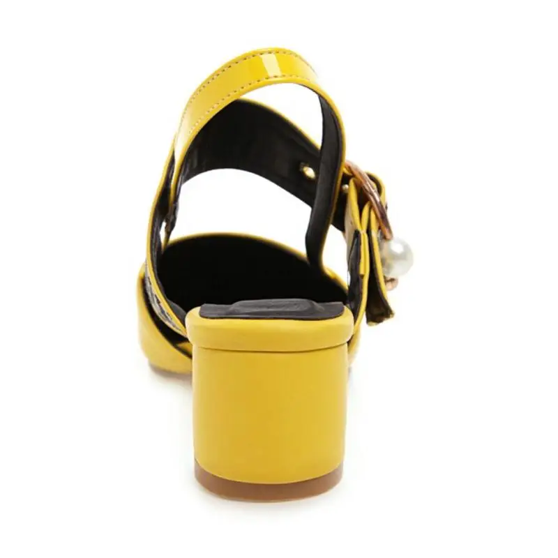 Женские сандалии с квадратным носком FITWEE повседневные брендовые Летние