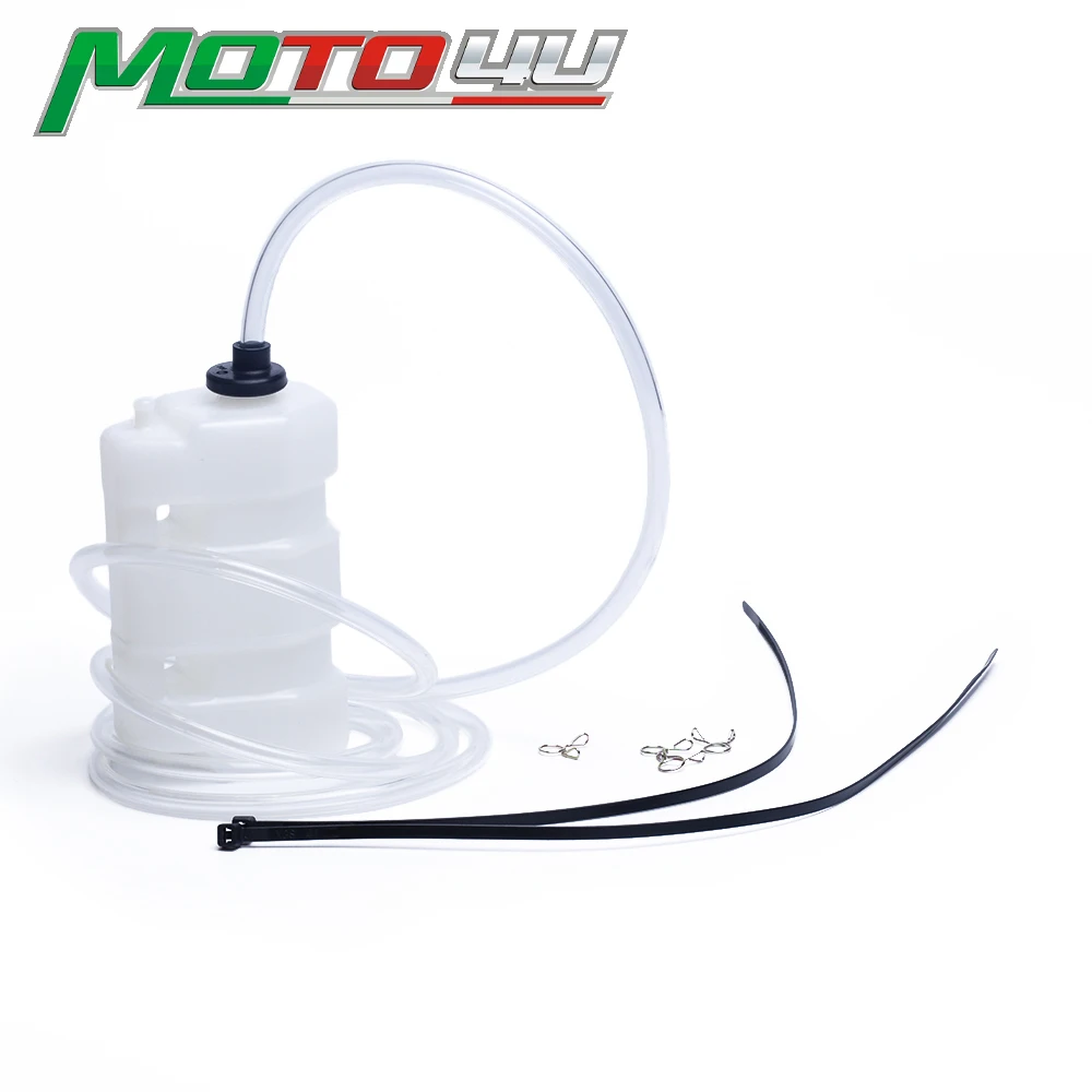 

MOTO4U Universal White 250ml Motorcycle Tool Overflow Bottle Kit 1 Pc