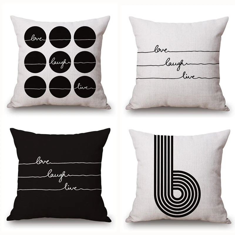 Наслаждайтесь маленькими вещами льняная хлопковая Наволочка на подушку любовь