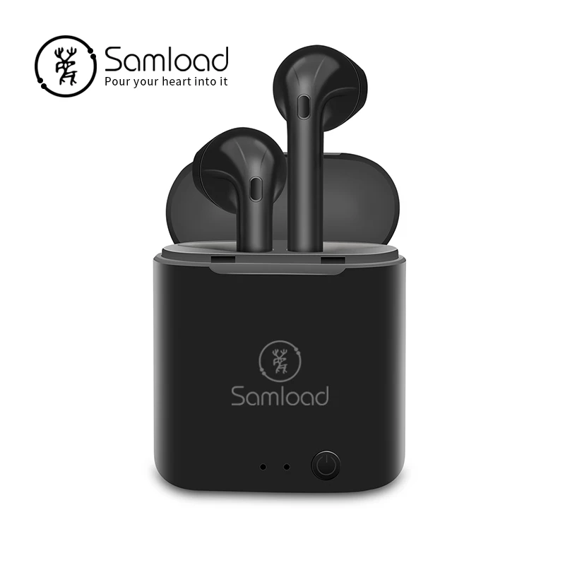 Samload Bluetooth наушники, мини гарнитура, беспроводные наушники с маленькой зарядной коробкой для Apple iPhone 7 8 Xiaomi samsung