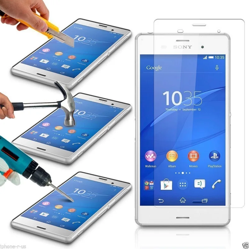 Защитное стекло для Sony Xperia M4 Aqua M2 M5 закаленное защитная пленка из фольги|Защитные