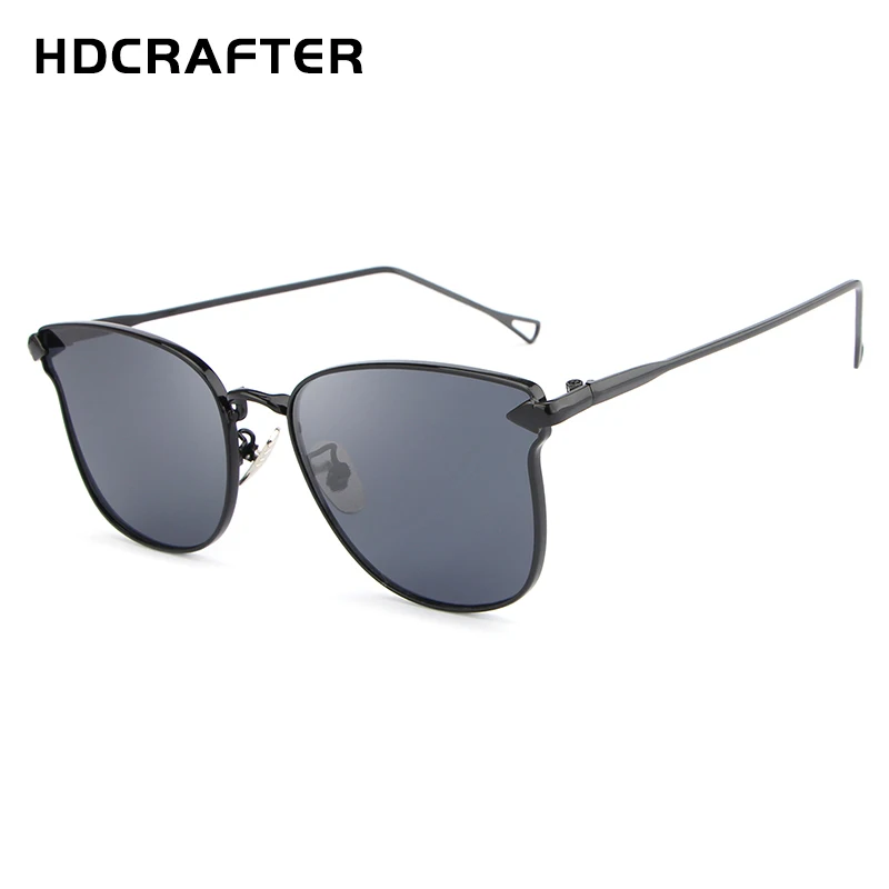 Женские винтажные солнцезащитные очки HDCRAFTER Зеркальные Солнцезащитные кошачий