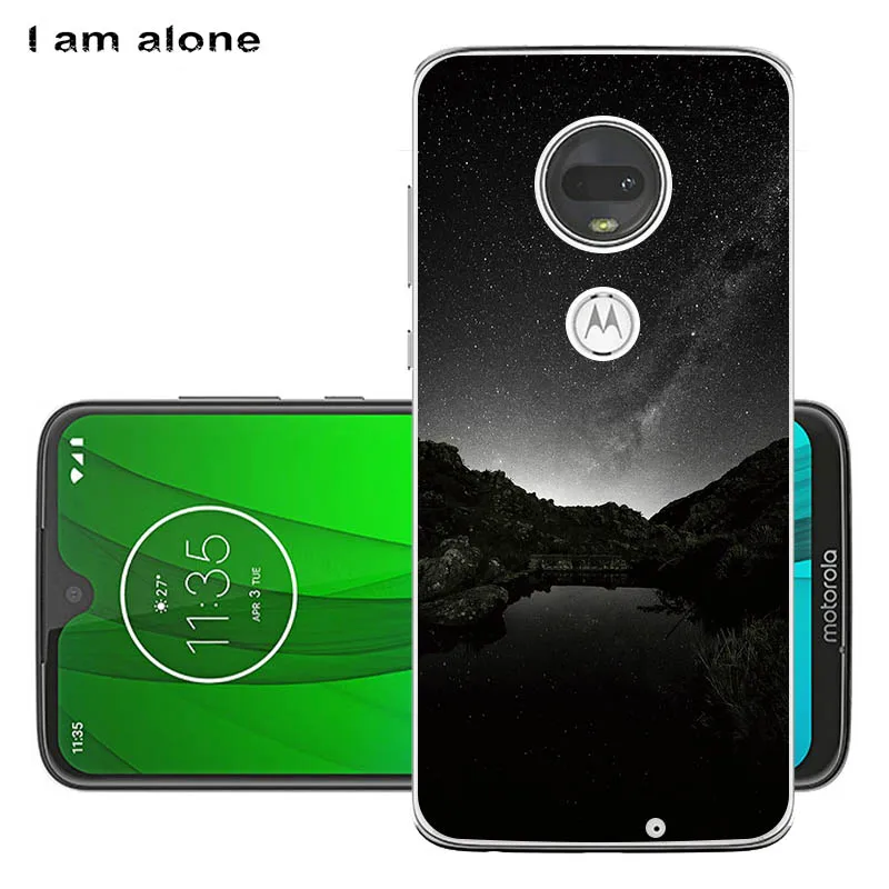 Чехлы для телефонов I am alone для Motorola Moto G7 G7 Play G7 power из мягкого ТПУ для мобильных телефонов модные сумки для Moto G7 - Цвет: Soft TPU U34